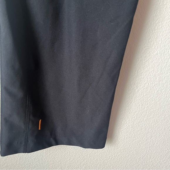 Lucy Black Capri Crop Leggings Size Small Short Athletic Activewear - Picture 6 of 6